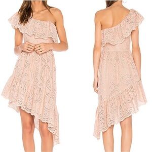 LoveShackFancy + Revolve, Pamela Party Dress, Large in Mauve